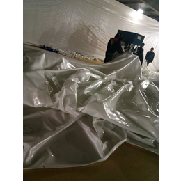  山东潍坊建筑遮阳棚膜材加工PVDF1050克张拉膜布制作安装