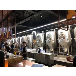 精酿啤酒设备制造厂家 西安酒馆啤酒设备 2吨半啤酒设备