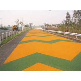 彩色防滑路面-洲恒环保-水泥彩色防滑路面