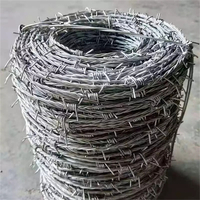 河北镀锌刺绳厂家供应云浮绿色带刺铁丝网包塑铁蒺藜