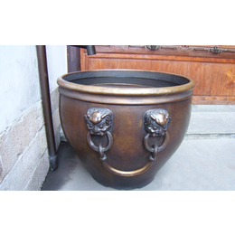 定制铜水缸-艾品雕塑-廊坊铜水缸