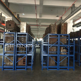 桂林模具整理架 钢制模具货架 带葫芦车
