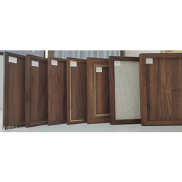 航美实木拼框包覆门板材料工厂-北京新中式简约实木柜门材料