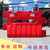 开平赤坎旅游景区交通安全防护围栏 红色注水三孔水马护栏缩略图2