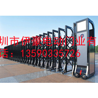 深圳厂家订做 电动伸缩门 不锈钢伸缩门 全国发货 货到付款13590335726