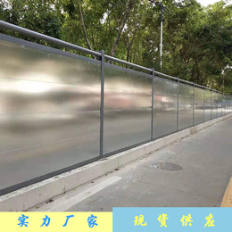 惠州深圳工地钢板围挡 H钢镀锌板工地围蔽