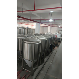 镇江啤酒厂大型啤酒设备可以日产25吨啤酒的设备