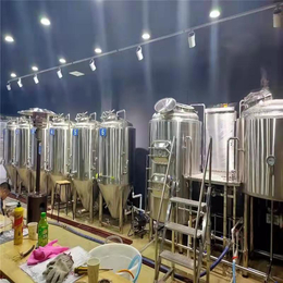 长春小型精酿啤酒厂设备日产5吨啤酒设备