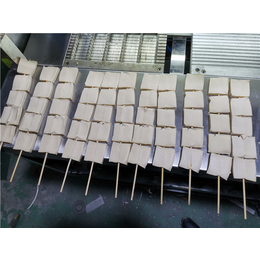 [锐宏食品机械](多图)-郑州千叶豆腐切割穿串一体机价钱