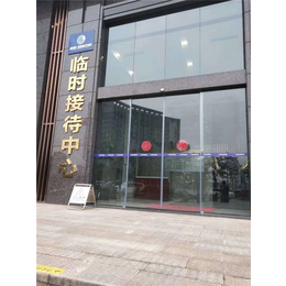 H3玻璃电动平开门-恒茂智能-广州白云区玻璃电动平开门