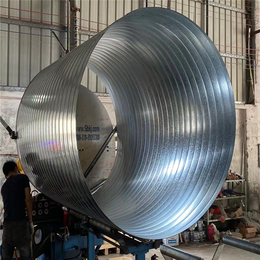  广东佛山螺旋风管 大型螺旋风管生产大直径风管1700