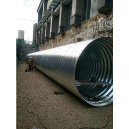 直径1.5米镀锌螺纹钢排水管 钢波纹涵管