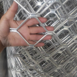 淄博拓通铝美格拉伸网铝合金防护网幕墙装饰铝合金网实心铝美格网