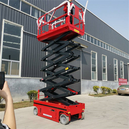 12米自行走升降机 可定制全自动高空作业平台 高空维修登高车