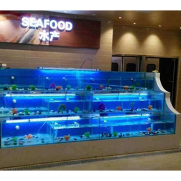 扬州江都仪征海鲜螃蟹玻璃鱼缸测量制作安装厂家
