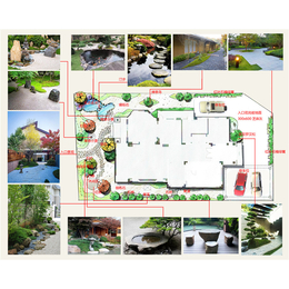 提供园林花园景观设计效果图施工图定制