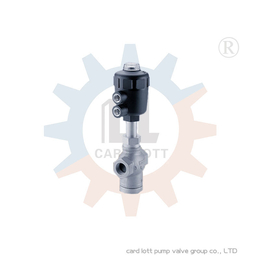 进口内螺纹三通气动角座阀  美国卡洛特总代理