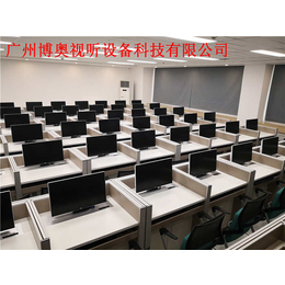 林芝升降屏风-广州博奥-智能升降屏风考试桌
