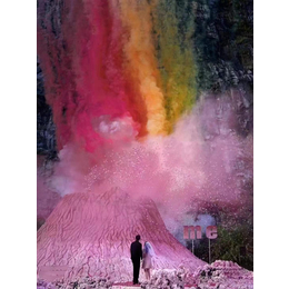 广东广州粉色火山展出售网红火山出售厂家