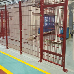 机器人护栏网厂家 焊接机器人安全防护栏 车间围栏网