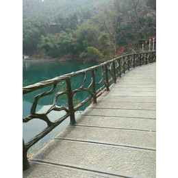 郑州旅游风景区仿竹子护栏设计制作 造景制作