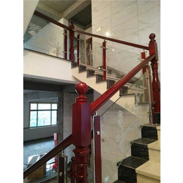 玻璃楼梯-杭州顺发楼梯-钢化玻璃楼梯