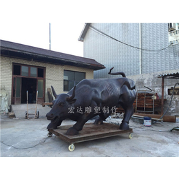 大铜牛公司摆件工厂-铜牛加工-铜牛