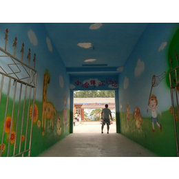 樟树园彩绘彩绘手绘墙画  美佳彩绘多少钱
