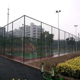 海口球场护栏网规格 三亚比赛场地防护网 篮球场勾花网 