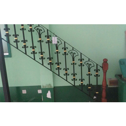 扬州铝艺楼梯扶手- 鸿盈金属定做-安装铝艺楼梯扶手