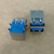 双层USB 母座90度四脚插板上2.0下3.0弯脚卷边蓝胶缩略图2