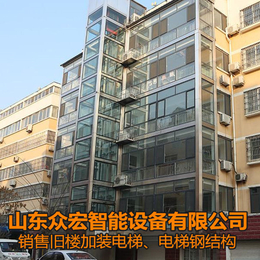 江苏南通旧楼加装电梯政策-旧楼加装电梯钢结构井道