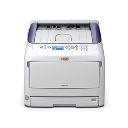 OKIC831dn激光打印机A3彩色不干胶打印营业执照打印