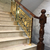 广州彰显酒店气质的铝艺铜艺楼梯扶手护栏缩略图1