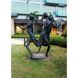 广州园林人物雕塑-抽象园林人物雕塑-园林人物雕塑定制