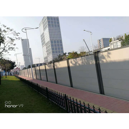 广东中山冲孔板护栏彩钢板围挡钢结构围蔽泡沫加芯板护栏