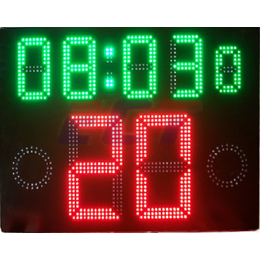 易彩通ECT篮球单面五位24秒计时器控制器裁判器记分牌定做