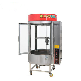 北京旋转燃气商用烤禽箱-电热玻璃圆桶烤鸭炉