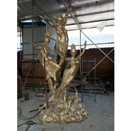 怡轩阁雕塑-天津城市人物铜雕-城市人物铜雕定制