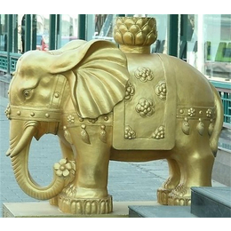 陕西铸铁大象加工-旭升雕塑厂