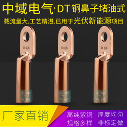 DT-300平方堵油铜鼻子光伏新能源接线端子