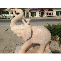 聊城石雕大象-众邦雕刻厂-风水石雕大象
