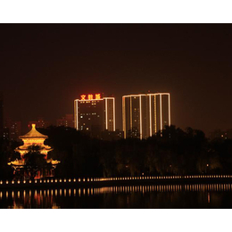 围墙泛光照明公司-汾西泛光照明-山西仁和鑫光电工程
