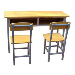 天才教学设备课桌椅(图)-学生课桌椅批发-济南课桌椅