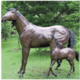 伊春铜马-设备*-铸铜马雕塑