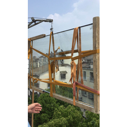 上海吊玻璃雙層鋼化大玻璃上樓大眾便捷吊裝高樓層吊裝