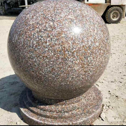 玖磊石材-挡车石球-挡车石球尺寸