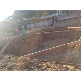 钢板桩基坑支护施工-基坑支护-新濠建设工程