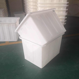 450LPE周转箱pe水箱白色塑料容器全新料水产*箱