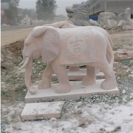 河南石雕大象-盛晟雕塑-石雕大象价格